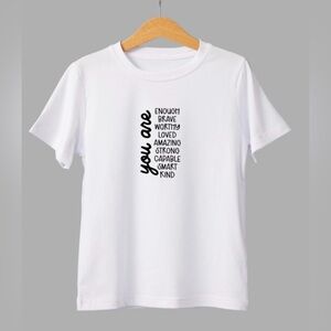 ✨ “You Are” Affirmation T-Shirt – Inspirational Positive Quote Tee | Self Love